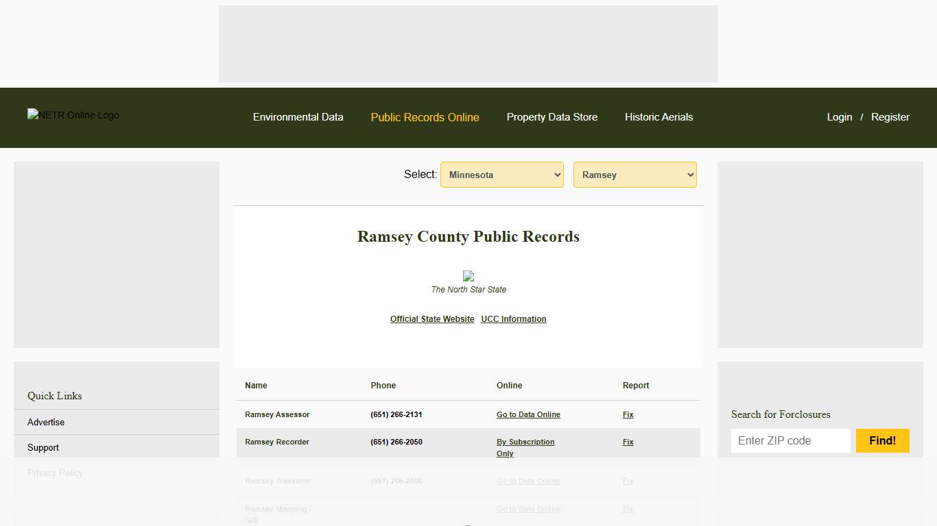 NETR Online • Ramsey • Ramsey Public Records, Search Ramsey Records, Ramsey Property Tax, Minnesota Property Search, Minnesota Assessor